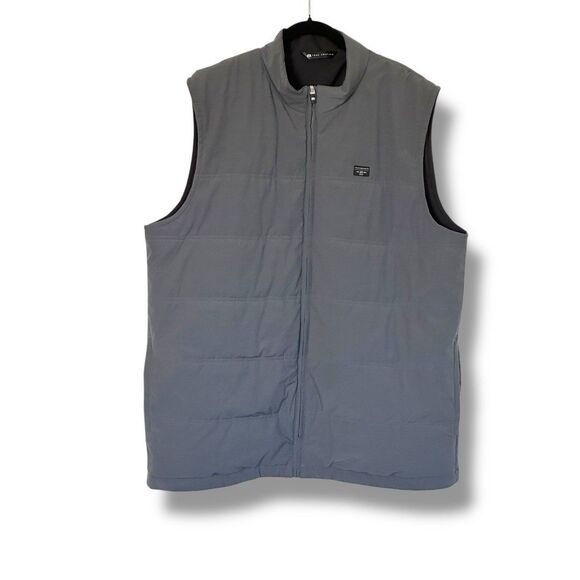 Travis Mathew Other - Travis Mathew Men’s Cold Heart 2.0 Gray Quilted Puffer Golf Vest XXL